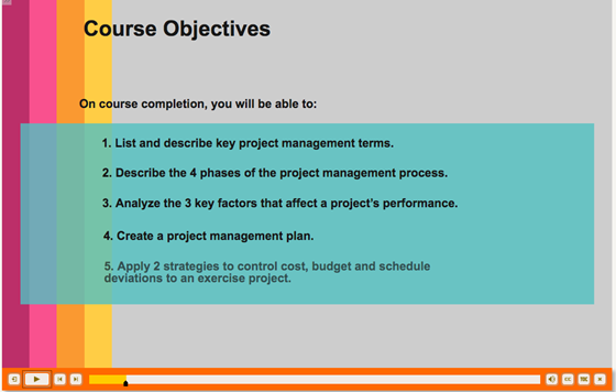 Project 1: Project Management Course