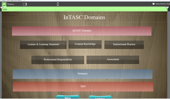 Project 2: InTASC standards